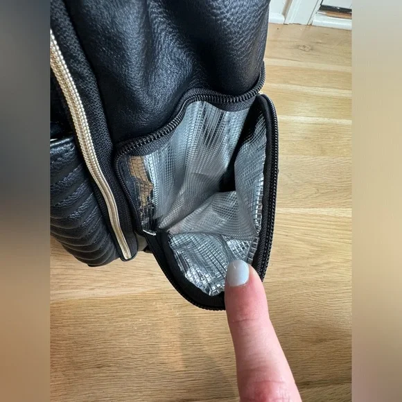 Itzy Ritzy • Diaper Bag Boss Backpack • Rock & Roll • Black - Picture 8 of 10